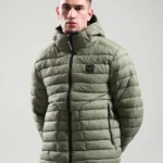 Ashdale Khaki Bubble Jacket | Warm Men's Winter Coat