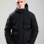 Barnston Black Ripstop Parka | Men's Durable Winter Jacket