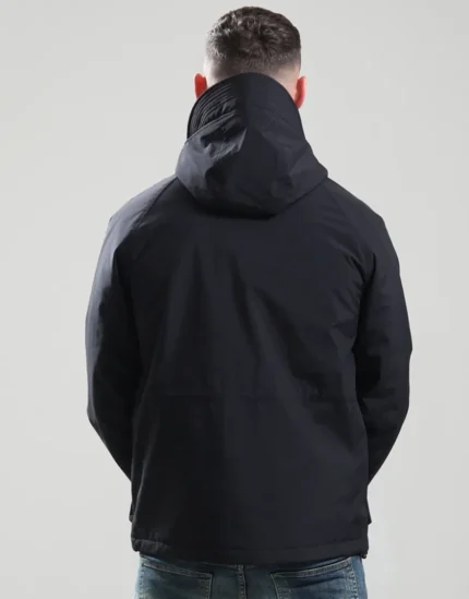 Barnston Black Ripstop Parka | Men's Durable Winter Jacket