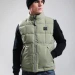Ashdale Bubble Jacket Khaki | Men's Winter Jacket
