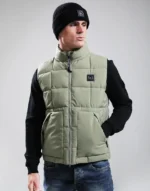 Ashdale Bubble Jacket Khaki | Men's Winter Jacket