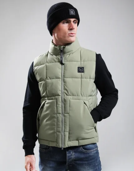 Ashdale Bubble Jacket Khaki | Men's Winter Jacket