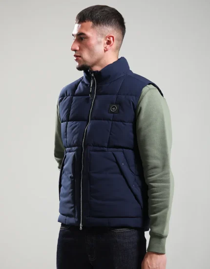 Capilano Bubble Vest Navy | Men's Puffer Vest