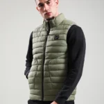 Oakdale Khaki Bubble Vest for Men | Lightweight Winter Vest