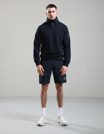 Stanford 1/4 Zip Sweat Navy | Men's Classic Sweatshirt