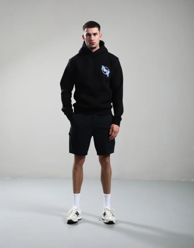 Spruzzo OTH Hoodie Black | Men's Premium Pullover Hoodie
