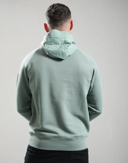 Stanford 1/4 Zip Sweatshirt Sage | Premium Casual Pullover