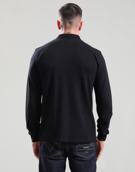 Marchio LS Polo Shirt // Black