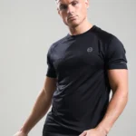 Altitude T-Shirt Black Marl | Men's Premium Active Tee