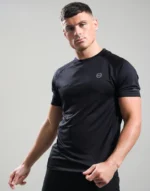 Altitude T-Shirt Black Marl | Men's Premium Active Tee