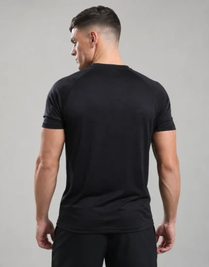 Altitude T-Shirt Black Marl | Men's Premium Active Tee